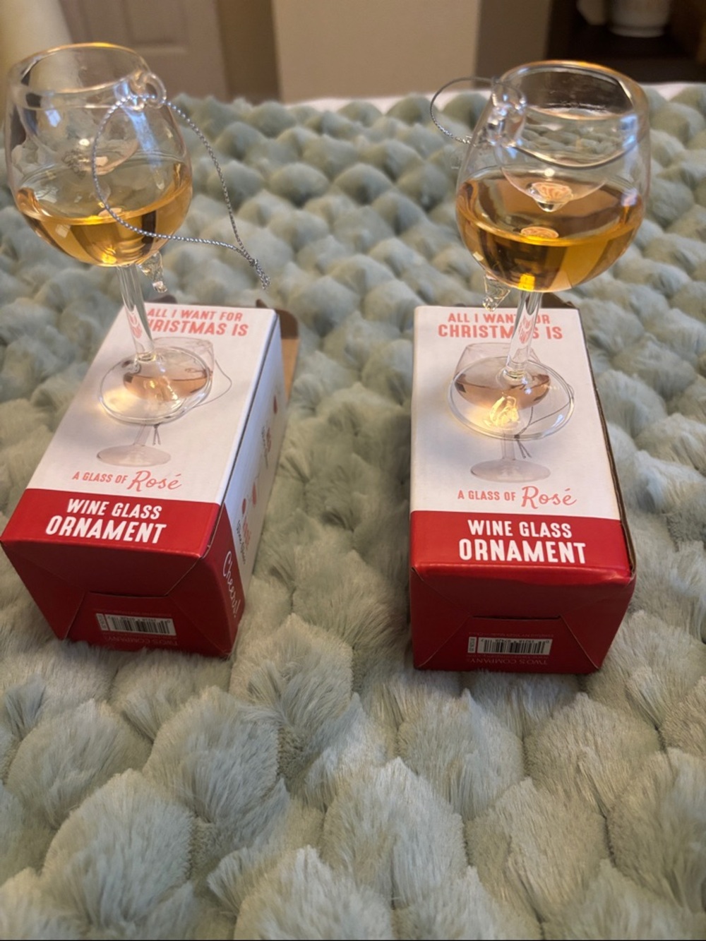 2 Ornaments Rose’ Wine 2 for $9